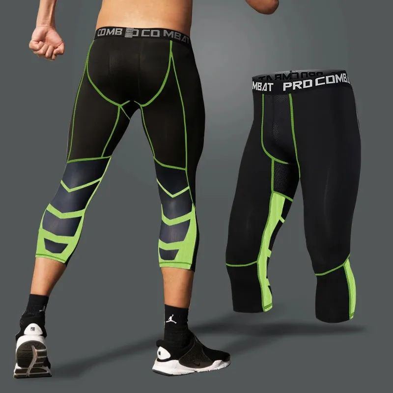 Compression Elasticity Fitness 3/4 Legging
