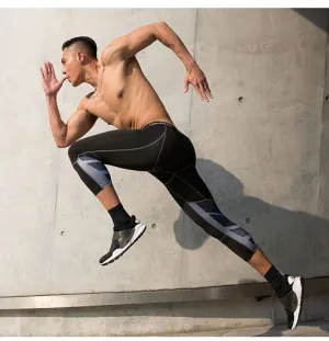 Compression Elasticity Fitness 3/4 Legging