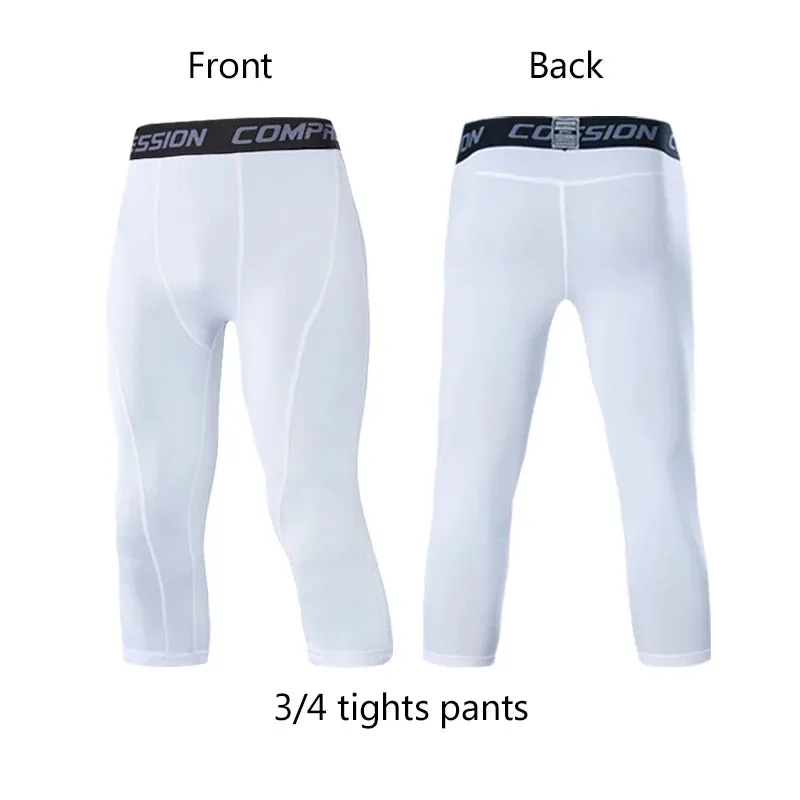 Compression Elasticity Fitness 3/4 Legging