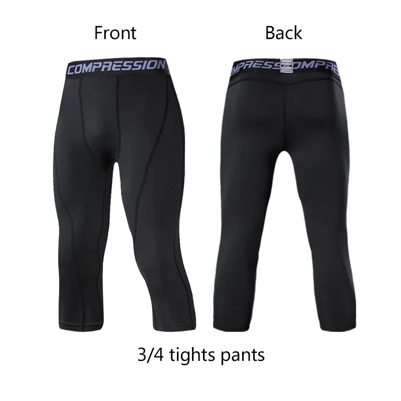 Compression Elasticity Fitness 3/4 Legging