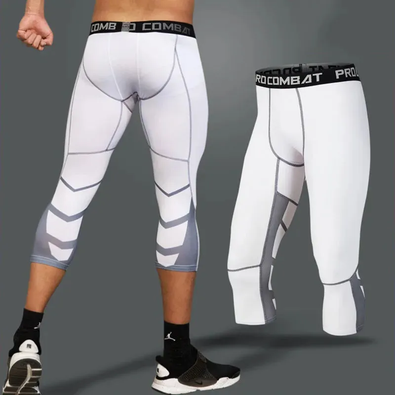 Compression Elasticity Fitness 3/4 Legging