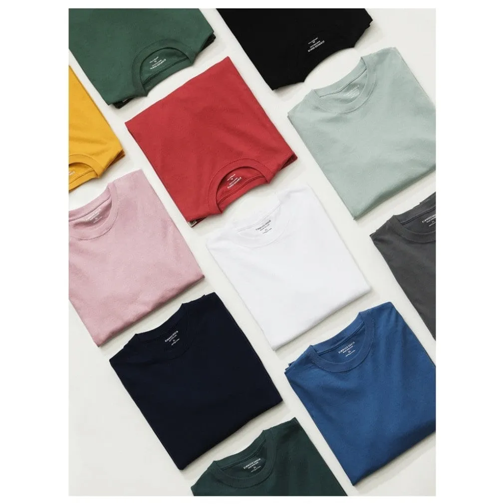 ContiNent 33 Spring New Long Sleeve T Shirt Men Solid Color 100% Cotton O-neck Tops Plus Size High Quality T-shirt