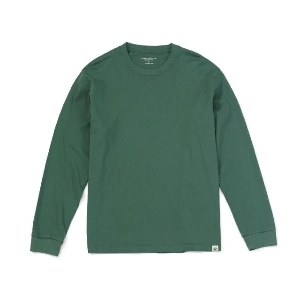 ContiNent 33 Spring New Long Sleeve T Shirt Men Solid Color 100% Cotton O-neck Tops Plus Size High Quality T-shirt