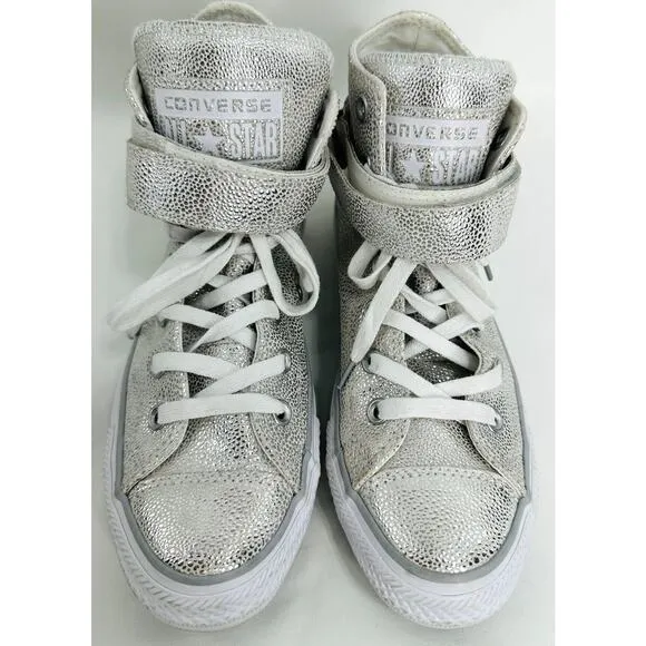 Converse Chuck Taylor All Star Brea High Tops in Silver size 7