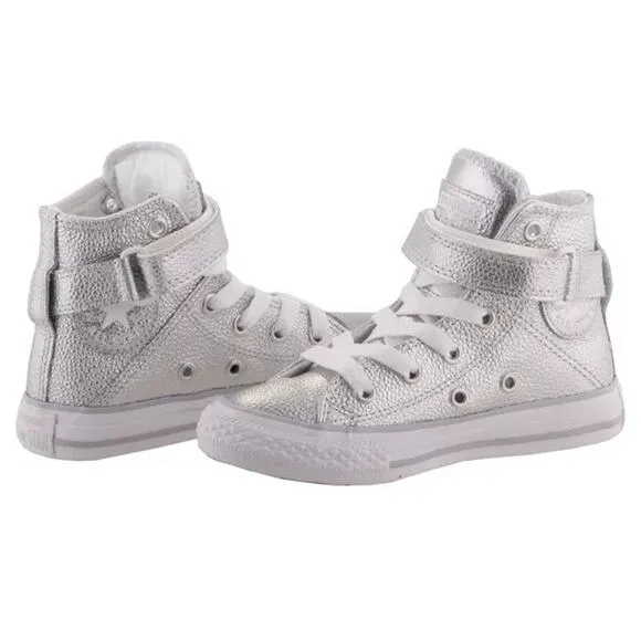 Converse Chuck Taylor All Star Brea High Tops in Silver size 7