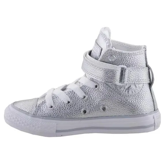 Converse Chuck Taylor All Star Brea High Tops in Silver size 7