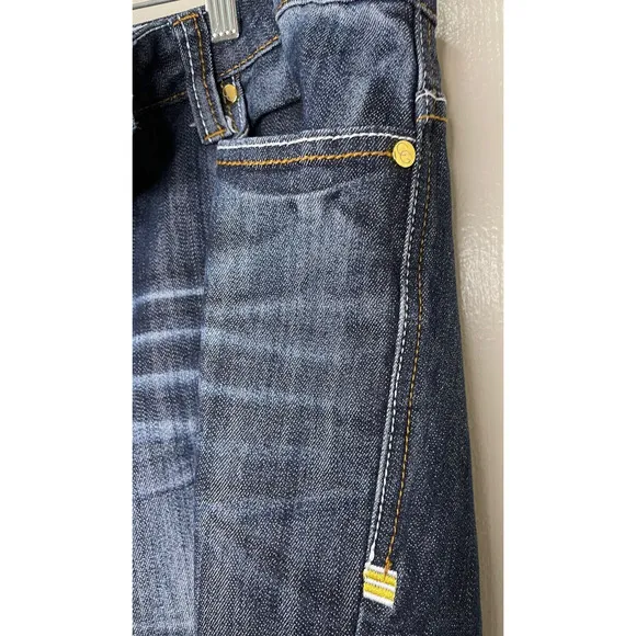 Coogi Authentic Sexy Denim Bermuda Jeans Pre-owned 98% Cotton Size 11/12