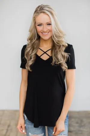 Cross the Line - Black Top