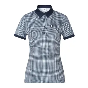 Cross Women's GLENCHECK Polo - NAVY
