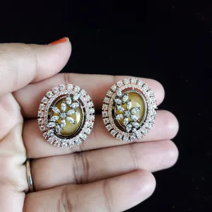 Cz Classic Tops With Black Rose Plating Yellow