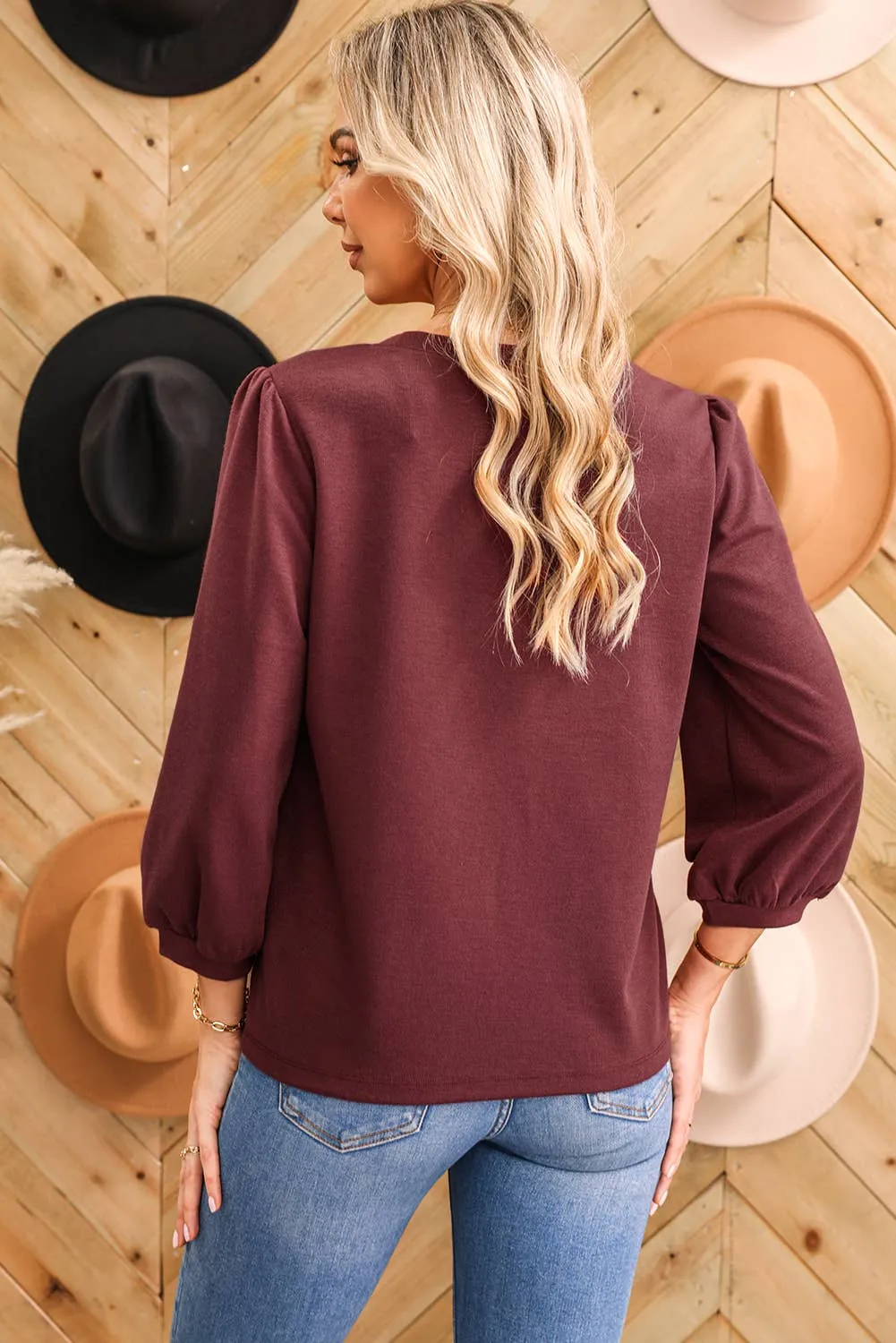Dahlia 3/4 Sleeve Top