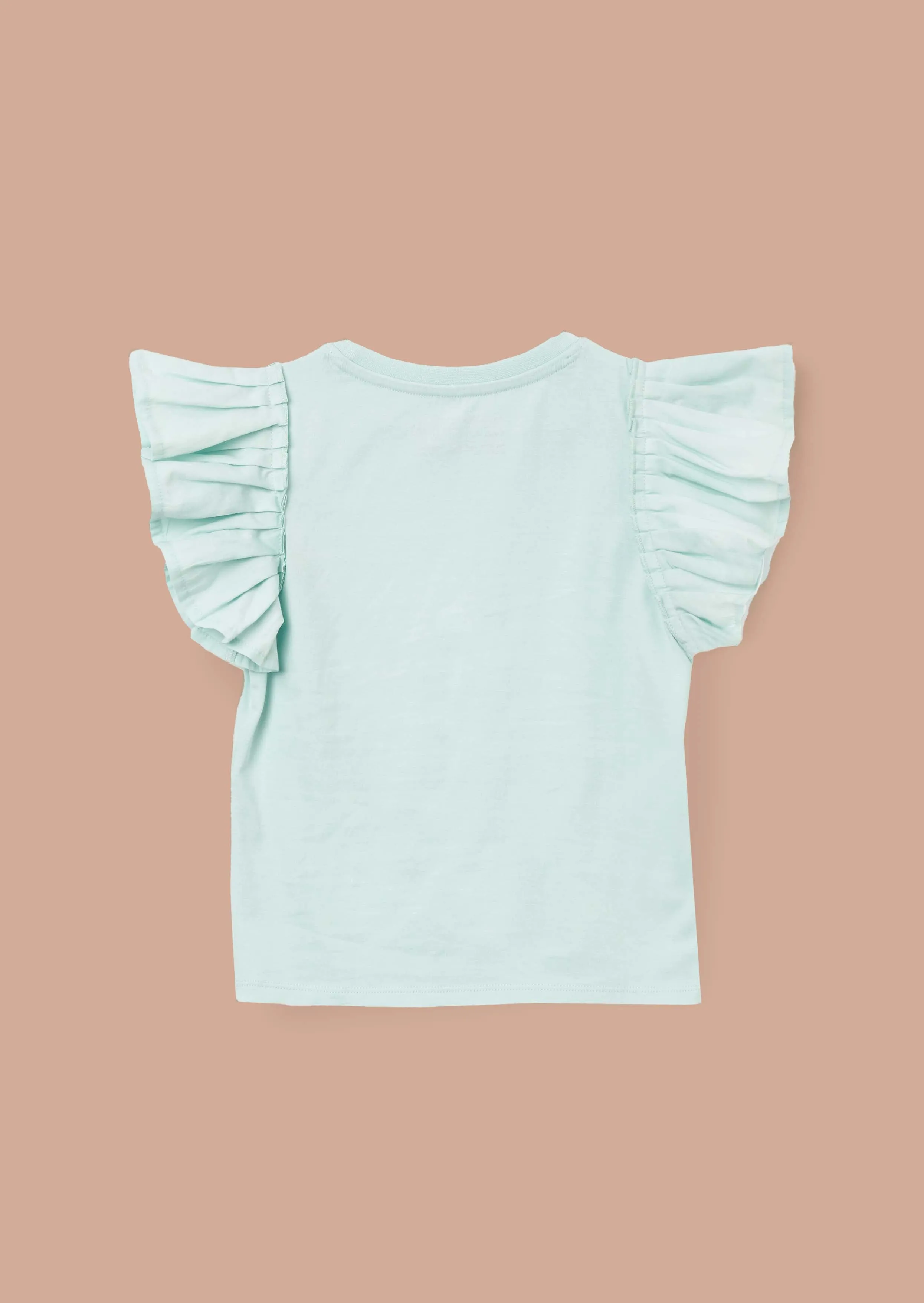 Daisy Blue Pleat Sleeve Top