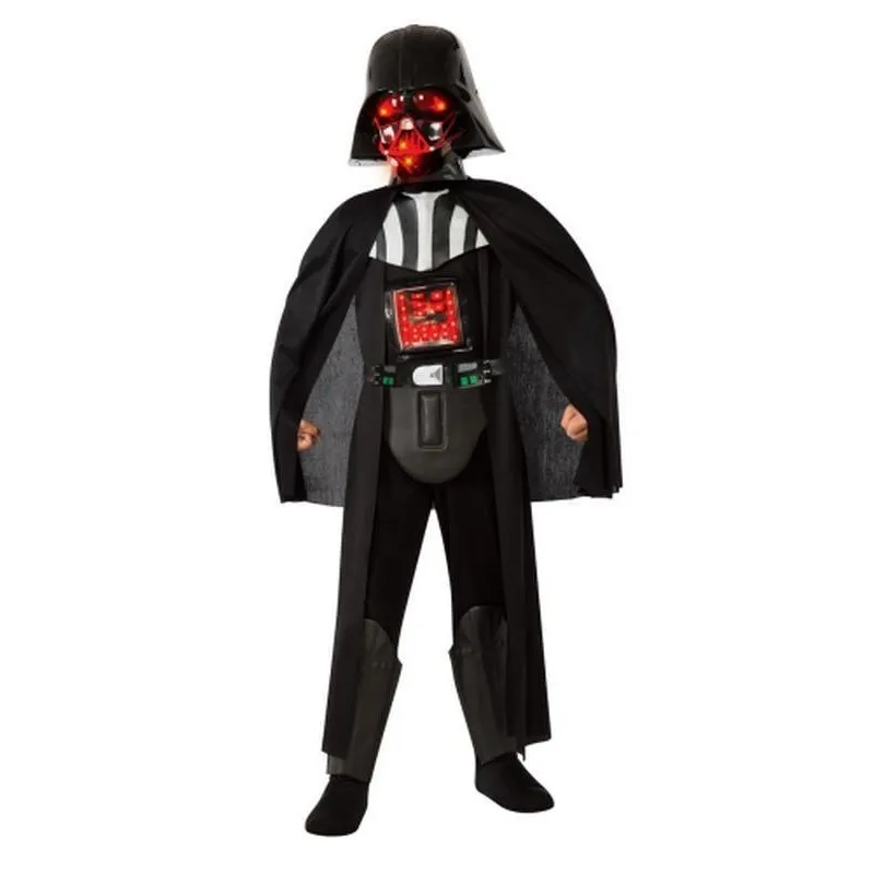 Darth Vader Star Wars Deluxe Light Up Child Size L