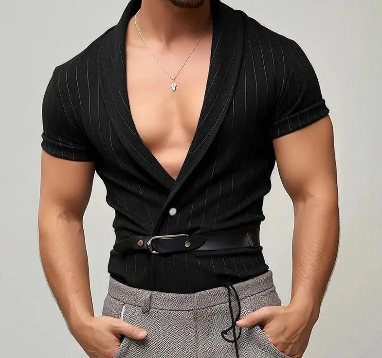 Der ultimative Sommerstil: UrbanChic Herren Stripe Shirt Collection