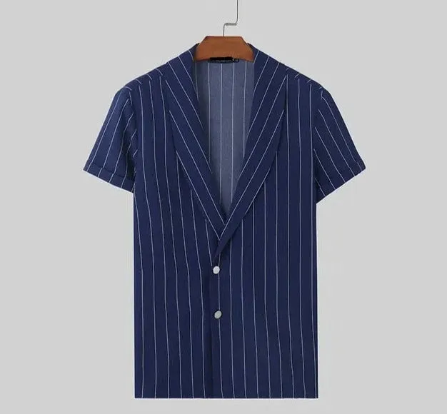 Der ultimative Sommerstil: UrbanChic Herren Stripe Shirt Collection