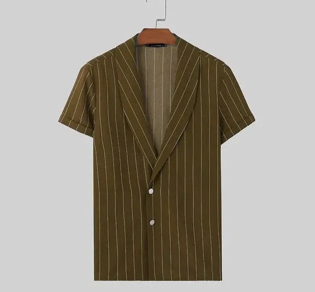 Der ultimative Sommerstil: UrbanChic Herren Stripe Shirt Collection