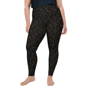 Ditsy Floral Print Plus Size Leggings