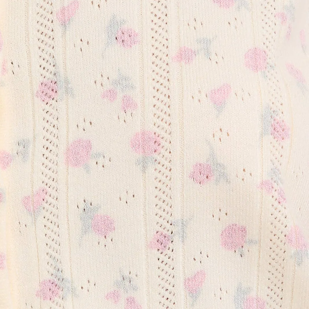 Ditsy Floral Sweater Skirt Set