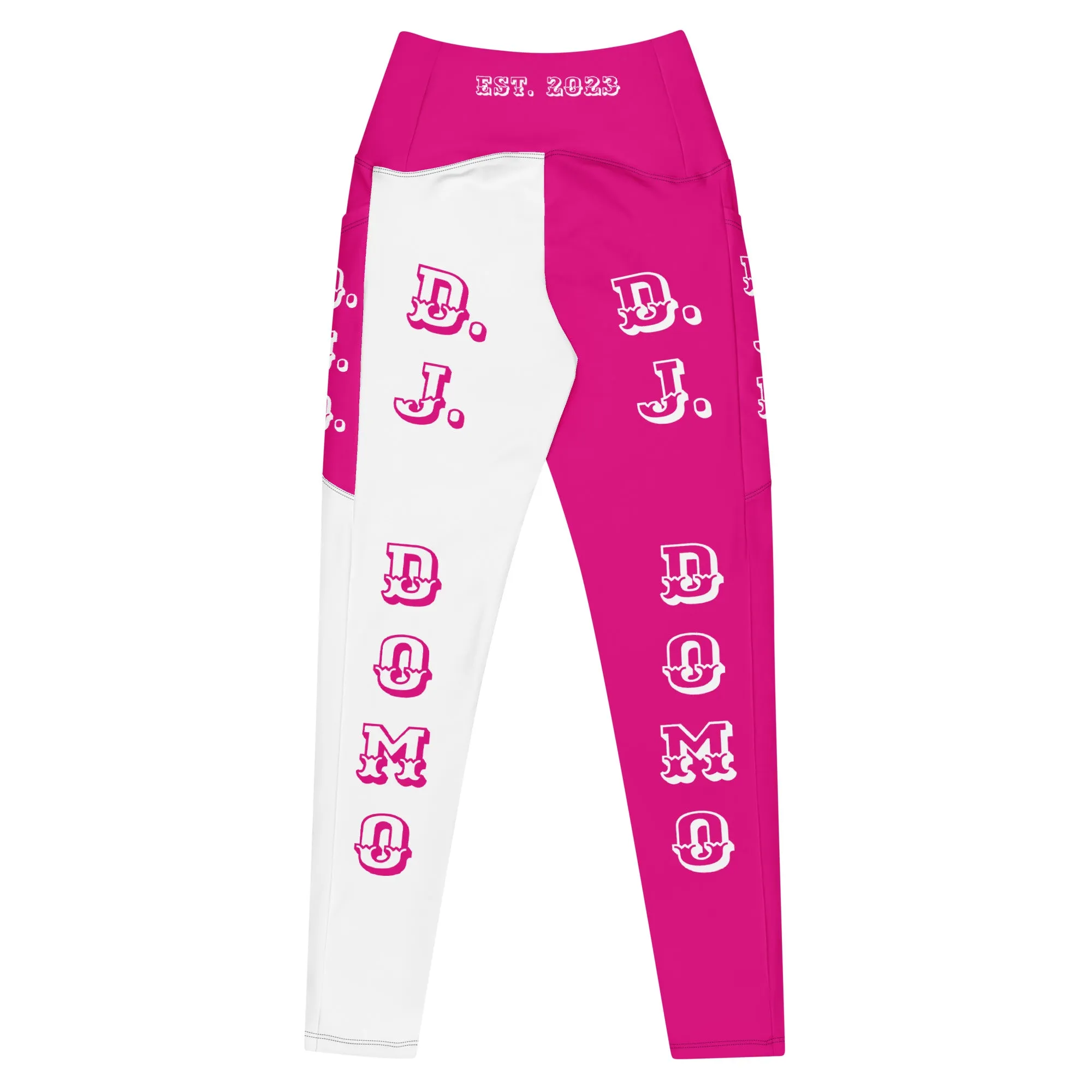 D.J. Domo Leggings with pockets 2 Pink/White