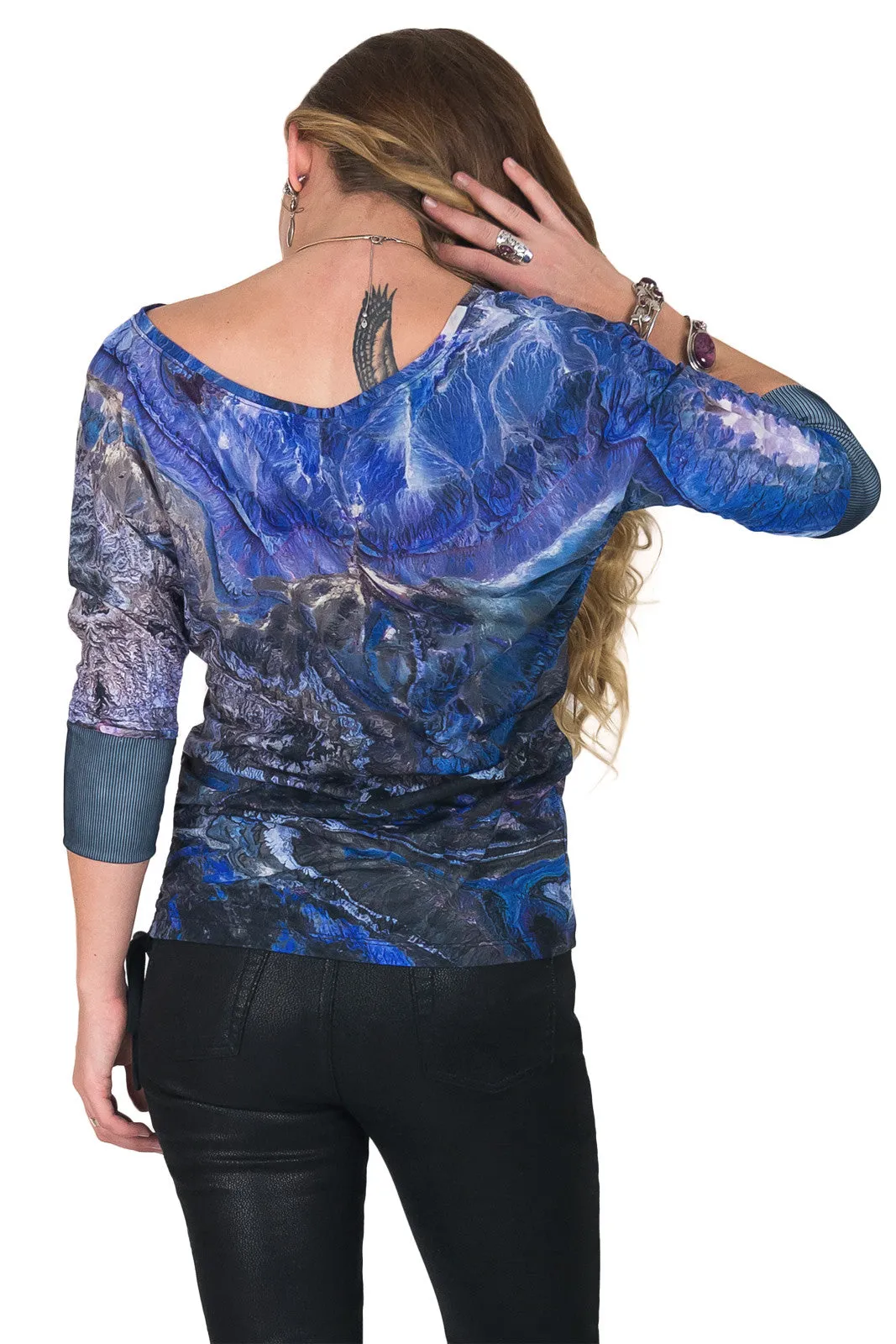 Dolman Top-Visionary Art Clothing-Landscape Clothing-Atlas Mountains