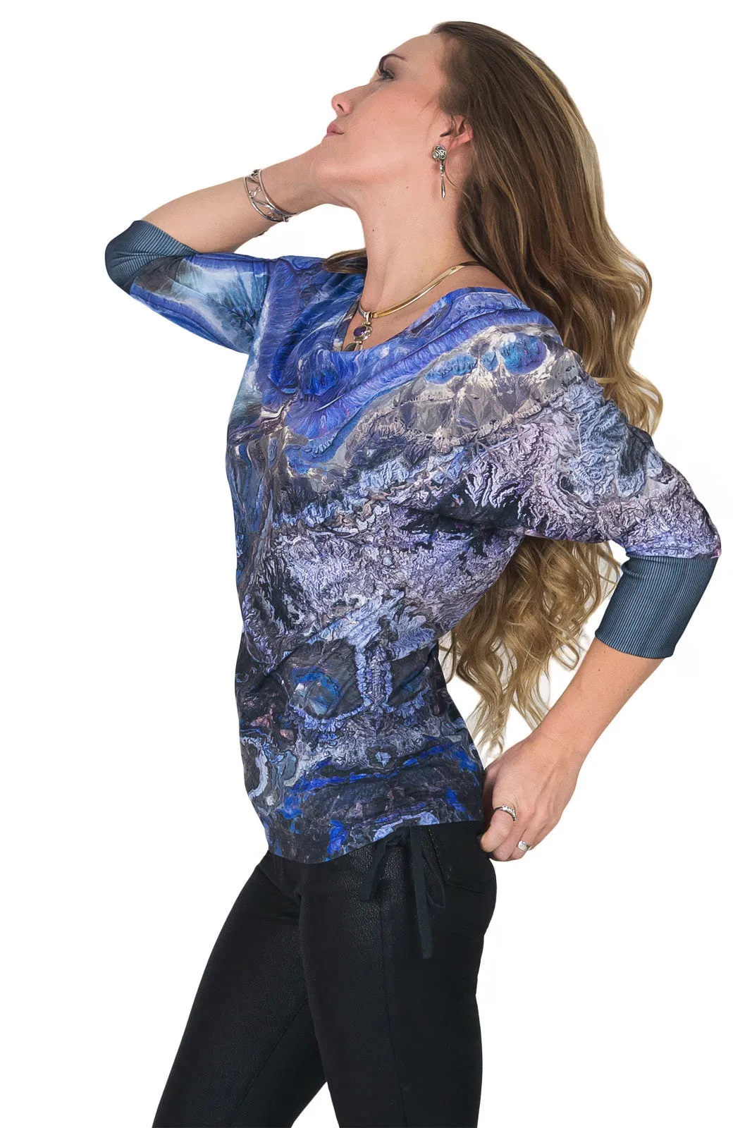 Dolman Top-Visionary Art Clothing-Landscape Clothing-Atlas Mountains