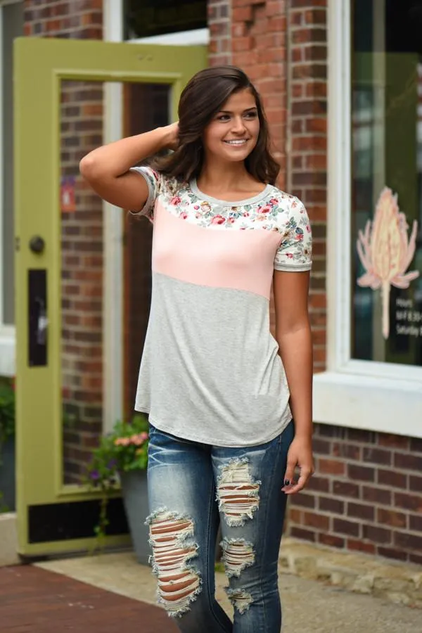 Don't Stop the Party Top ~ Light Pink