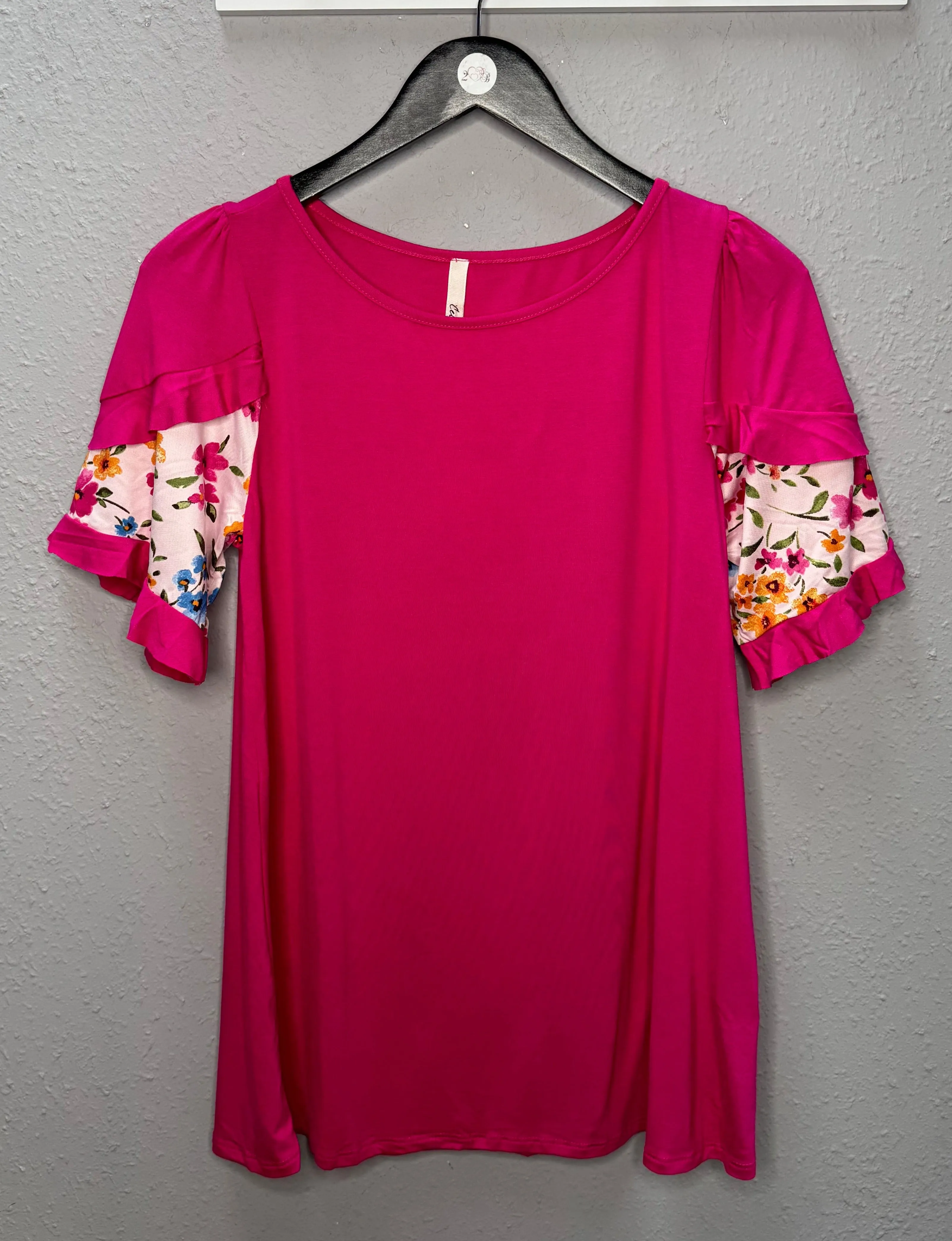 Double Layered Sleeves-Fuchsia