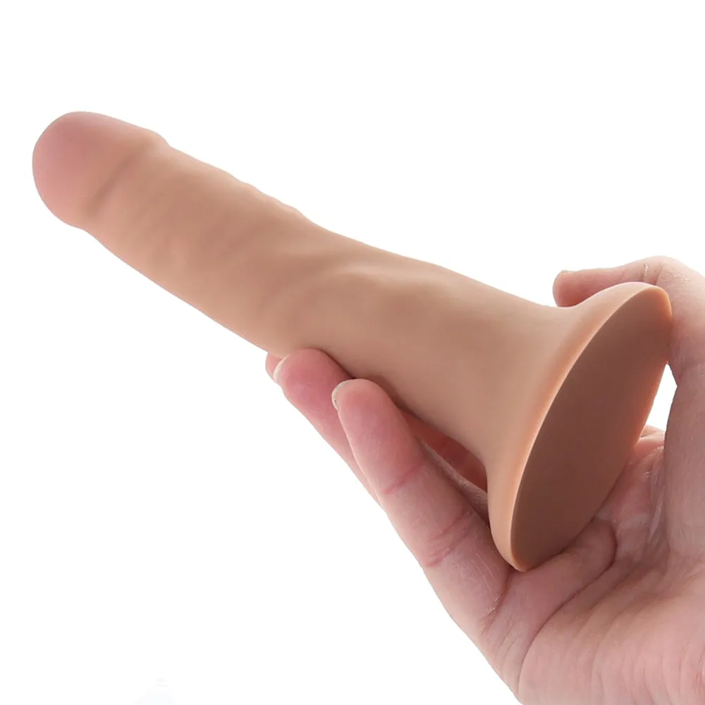 Dr. Skin Dr. Lucas 5 Inch Silicone Dildo in Mocha