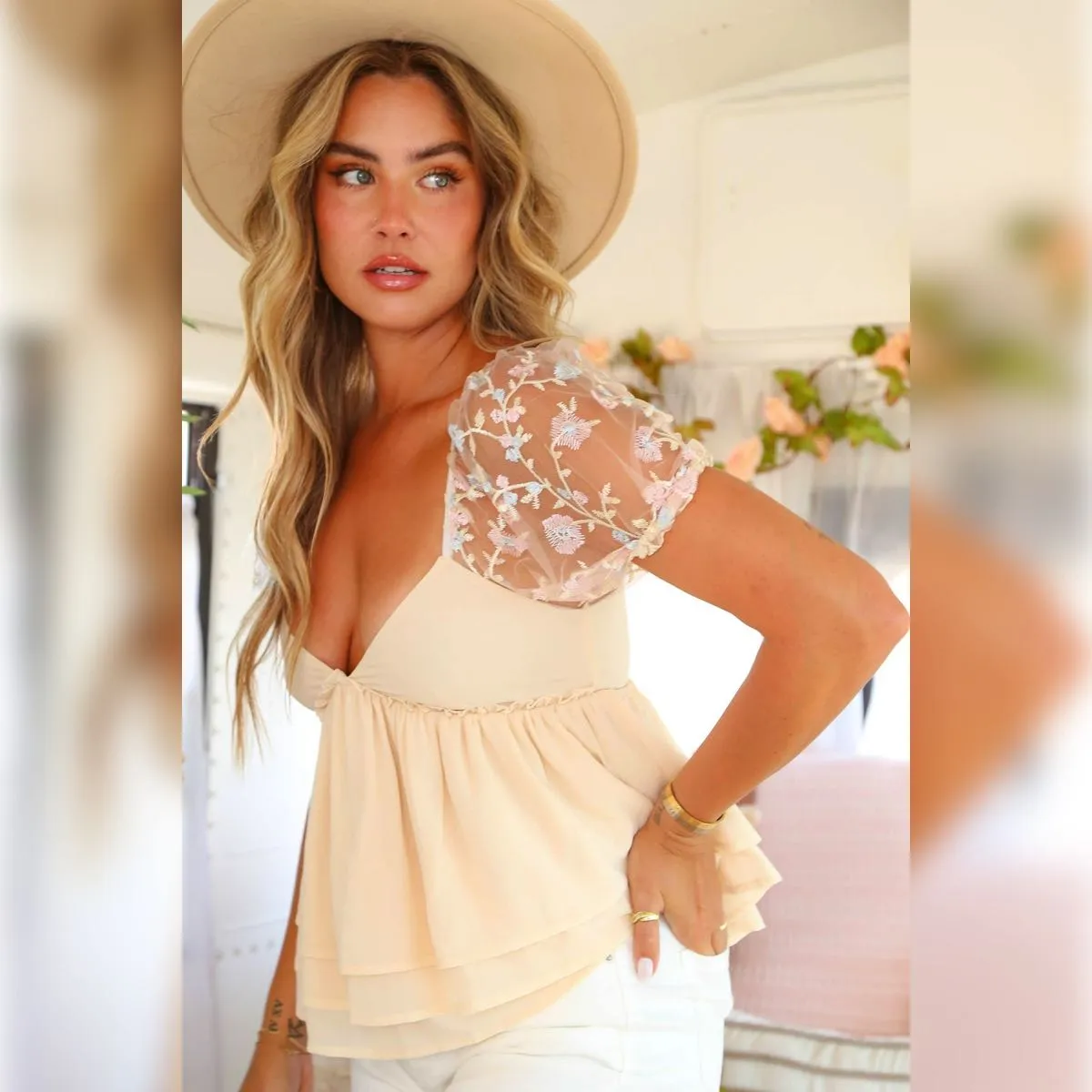 Dreamy Babydoll Top