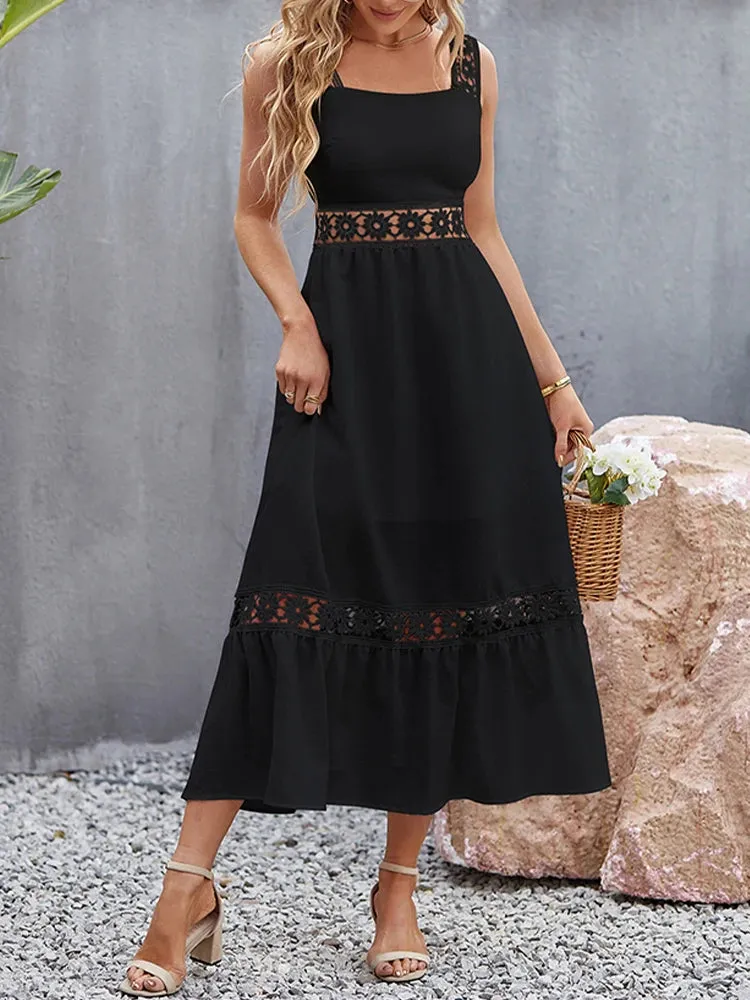 DressBetty - 2024 Sexy Backless Hollow Out Summer Evening Party Boho Dress