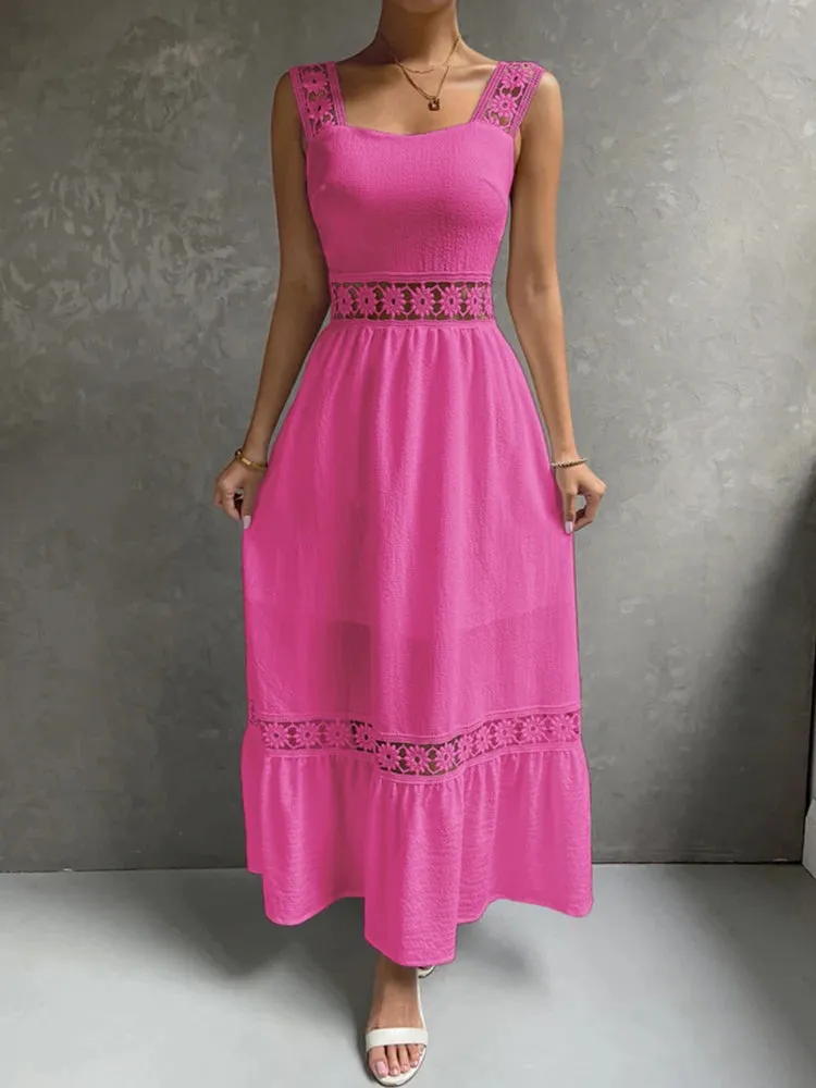 DressBetty - 2024 Sexy Backless Hollow Out Summer Evening Party Boho Dress