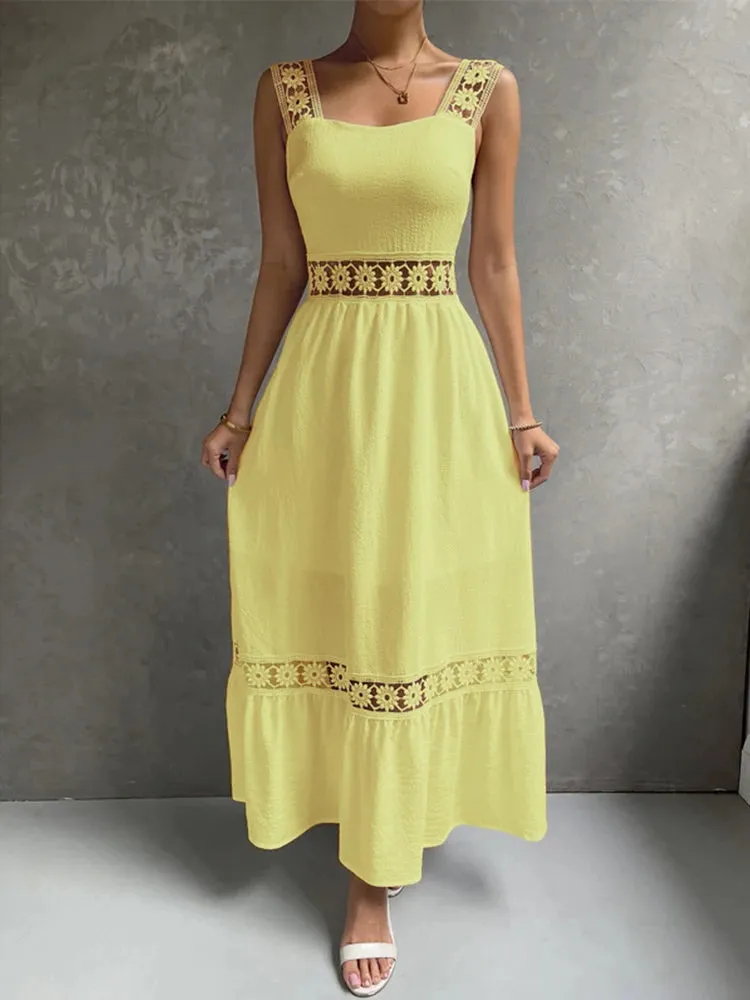 DressBetty - 2024 Sexy Backless Hollow Out Summer Evening Party Boho Dress