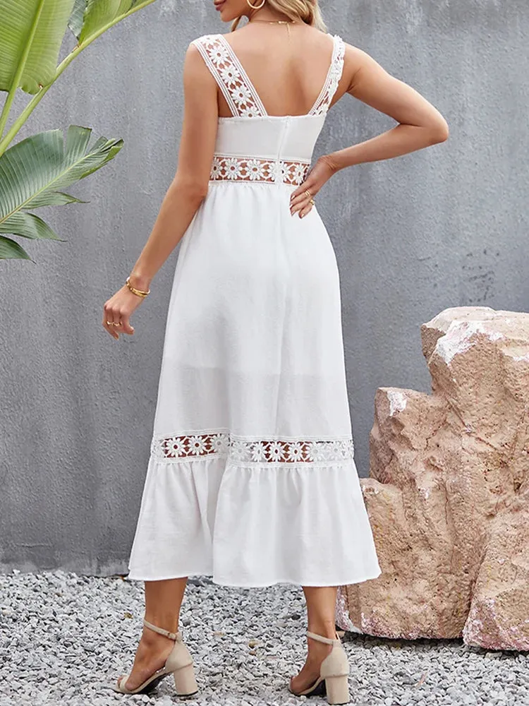 DressBetty - 2024 Sexy Backless Hollow Out Summer Evening Party Boho Dress