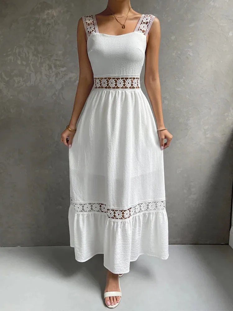 DressBetty - 2024 Sexy Backless Hollow Out Summer Evening Party Boho Dress