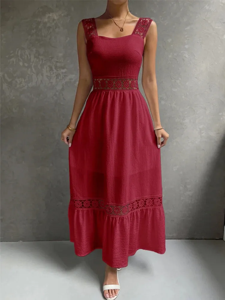 DressBetty - 2024 Sexy Backless Hollow Out Summer Evening Party Boho Dress