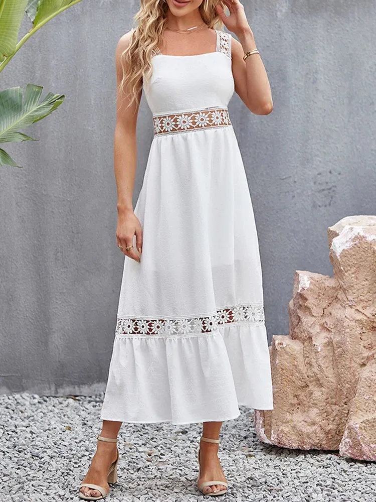 DressBetty - 2024 Sexy Backless Hollow Out Summer Evening Party Boho Dress