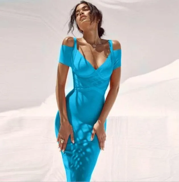DressBetty - Bandage Dresses robe Orange Bodycon Dress