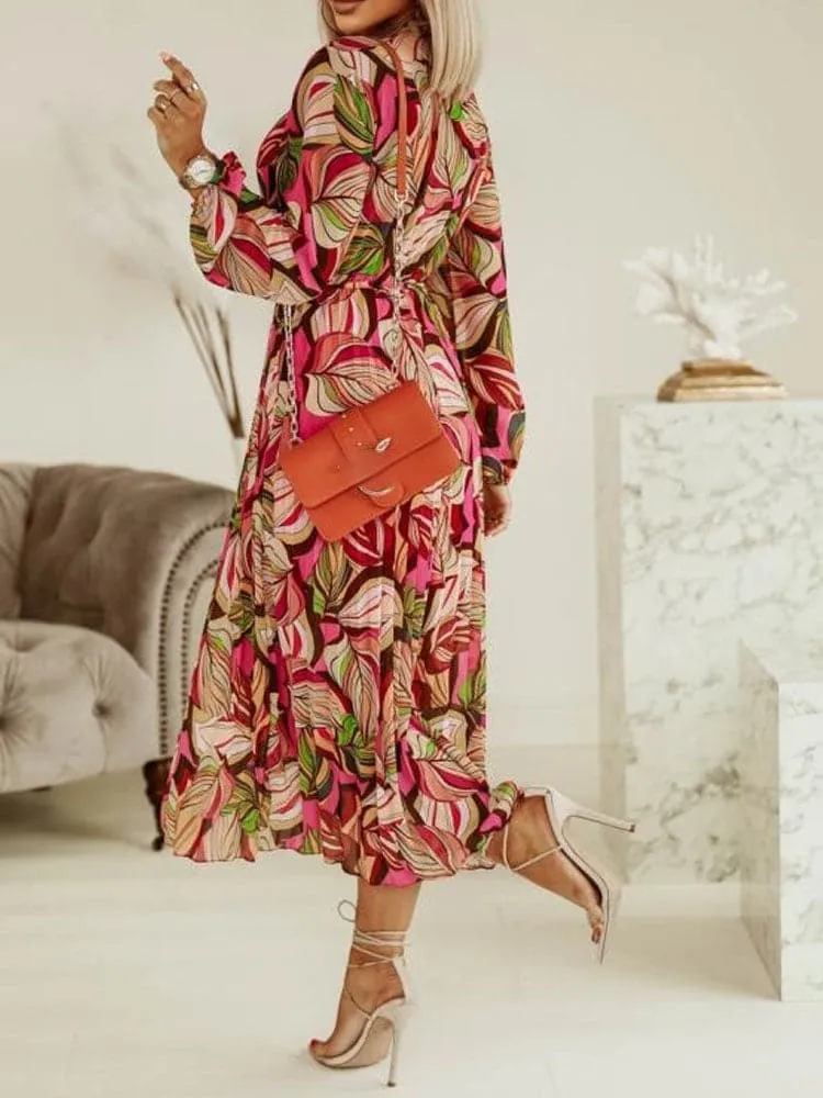 DressBetty - Elegant V Neck Boho Beach Dress