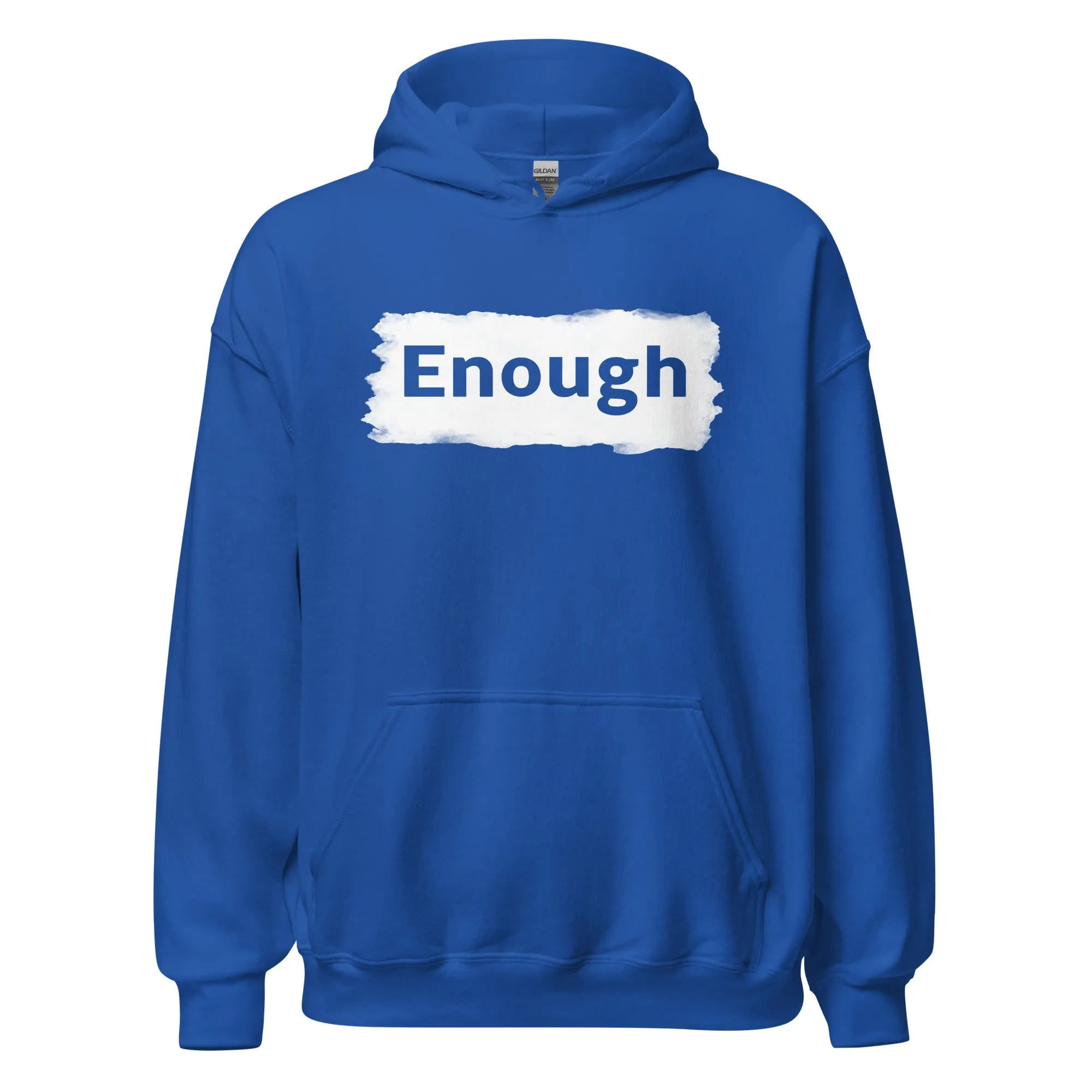 EDGY ENOUGH Positive Message Mental Health Self-Love Hoodie for Women