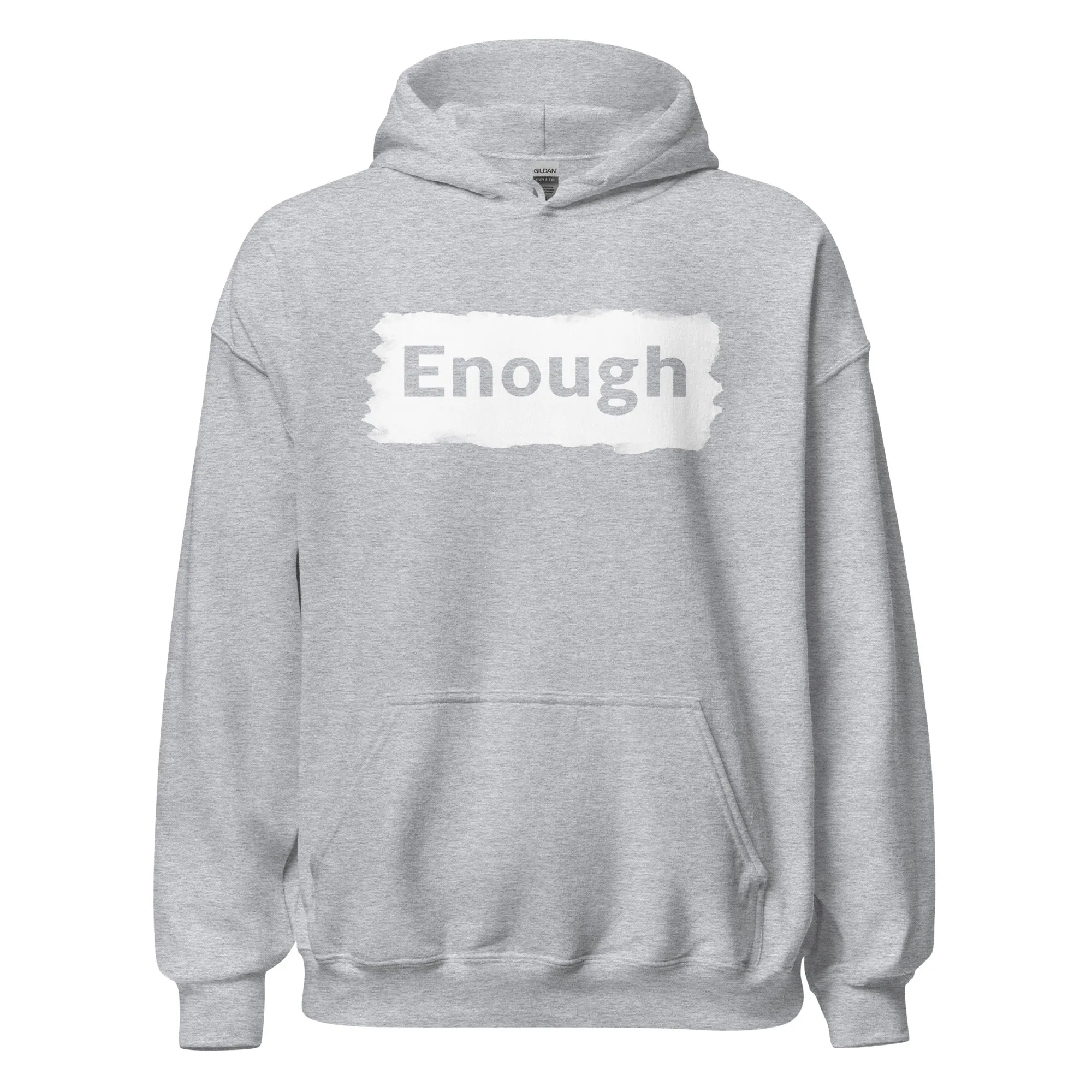 EDGY ENOUGH Positive Message Mental Health Self-Love Hoodie for Women