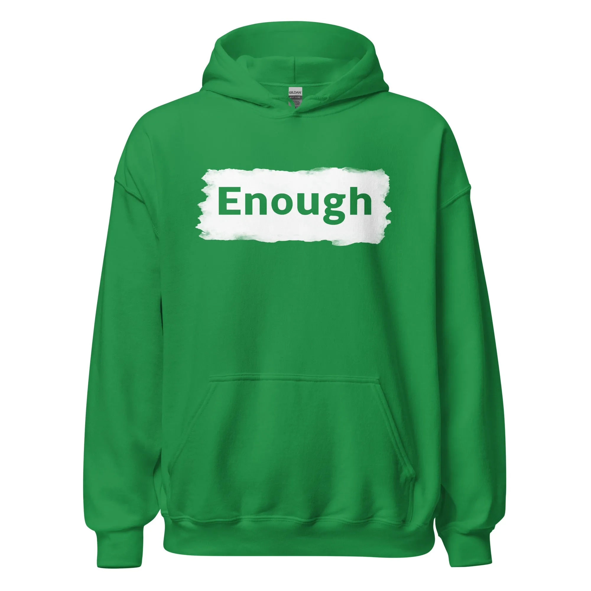 EDGY ENOUGH Positive Message Mental Health Self-Love Hoodie for Women