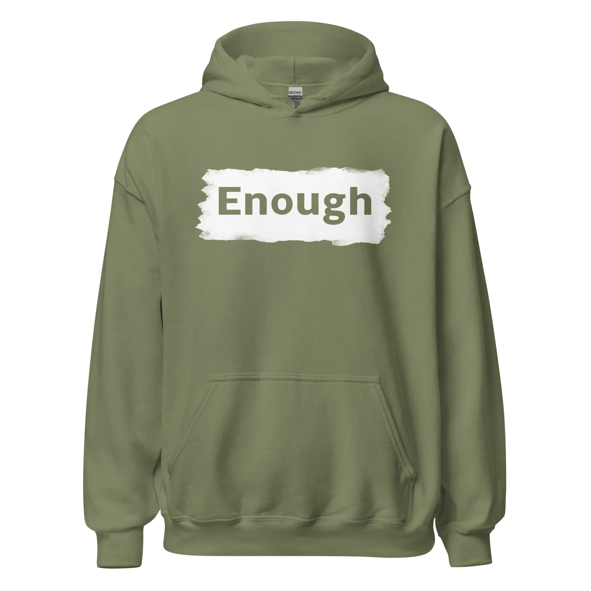 EDGY ENOUGH Positive Message Mental Health Self-Love Hoodie for Women