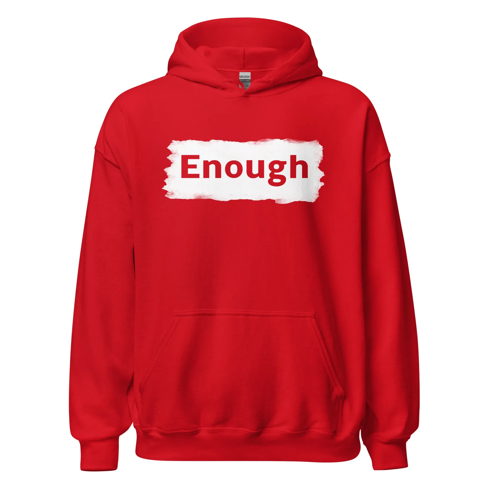EDGY ENOUGH Positive Message Mental Health Self-Love Hoodie for Women