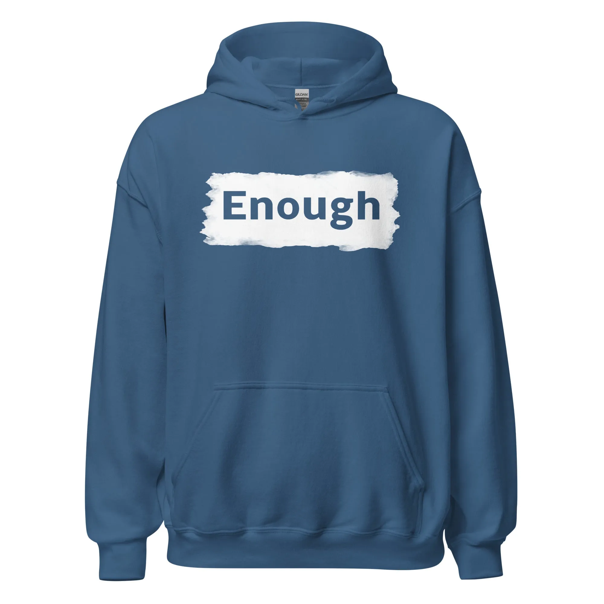 EDGY ENOUGH Positive Message Mental Health Self-Love Hoodie for Women
