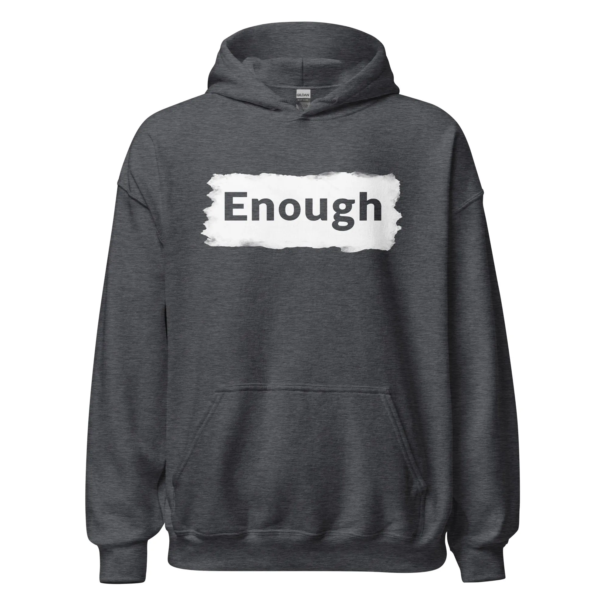 EDGY ENOUGH Positive Message Mental Health Self-Love Hoodie for Women
