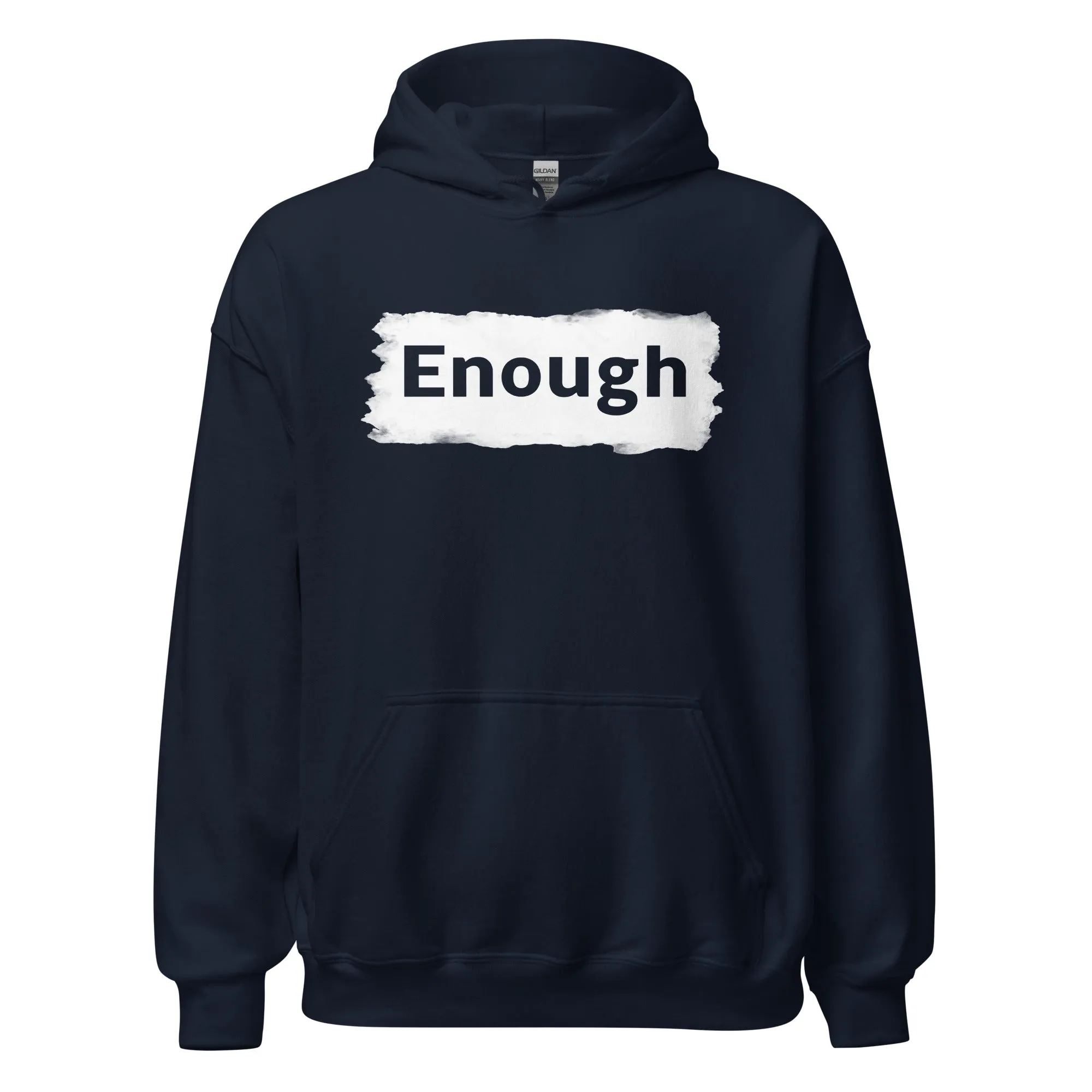 EDGY ENOUGH Positive Message Mental Health Self-Love Hoodie for Women