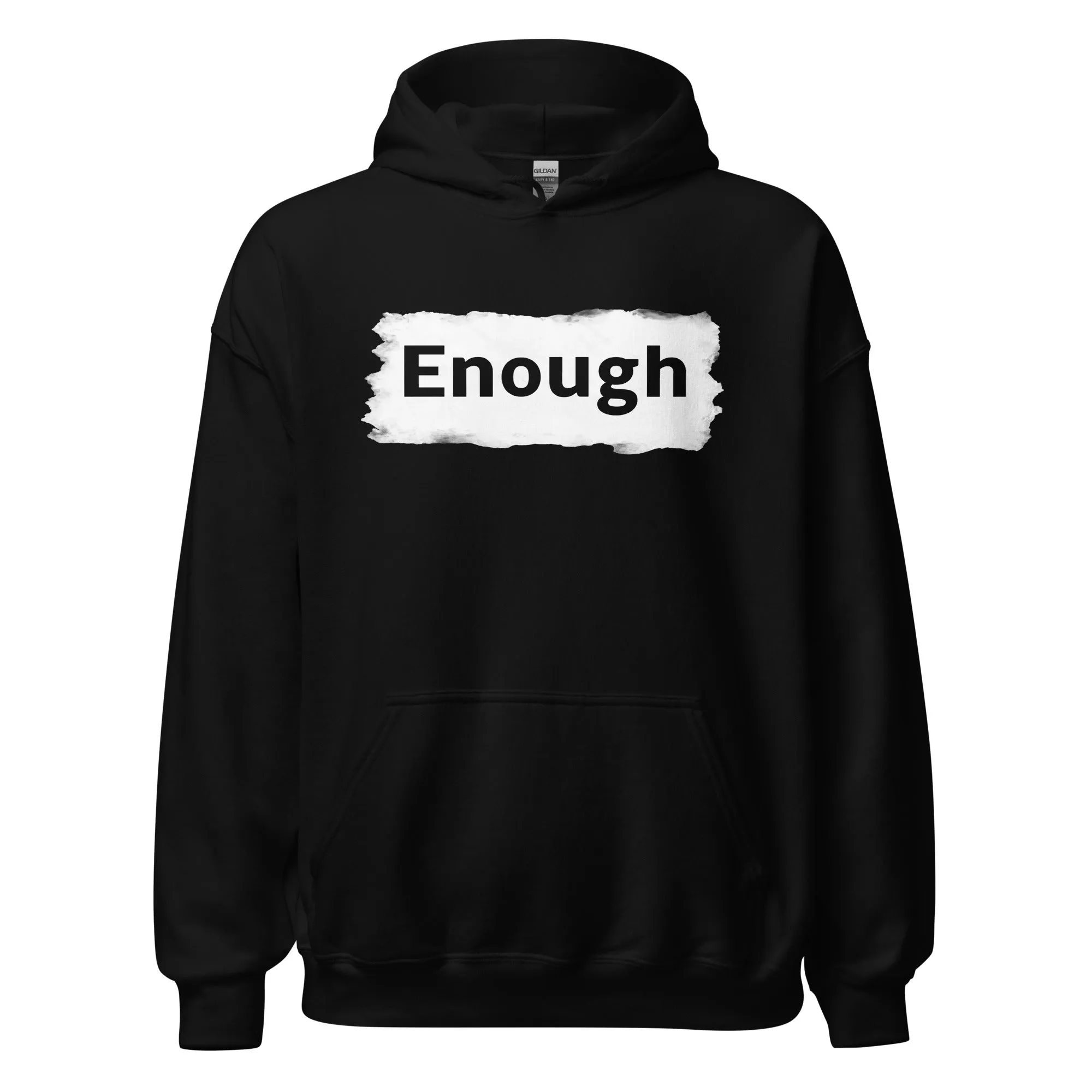 EDGY ENOUGH Positive Message Mental Health Self-Love Hoodie for Women