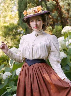 Elegant Edwardian Blouse (real pearls)