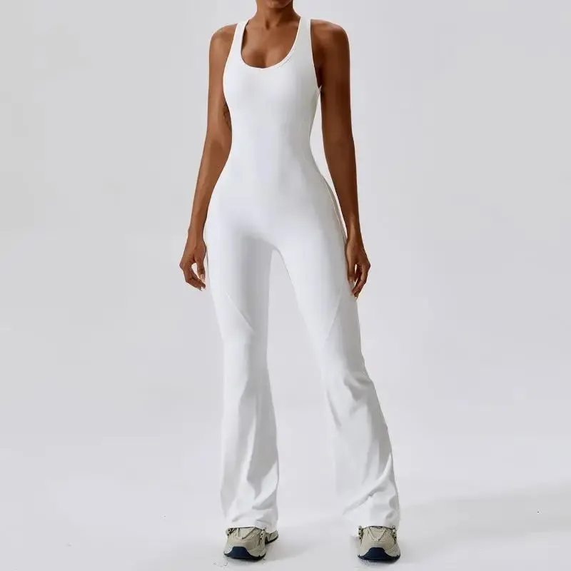 Elegant Sport Yoga Workout Jumpsuit