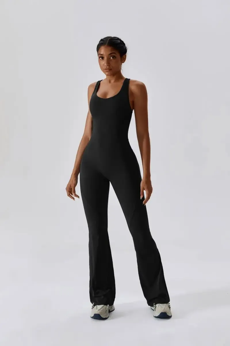 Elegant Sport Yoga Workout Jumpsuit